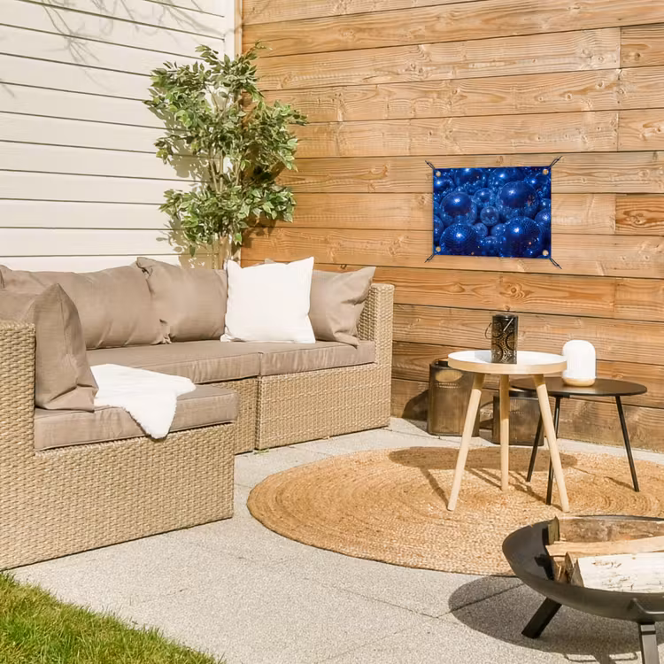 Gartenposter - Discobal – Party – Blau — 3