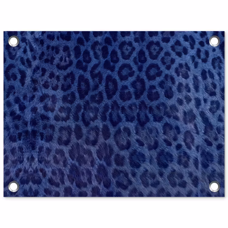 Gartenposter - Muster – Blau – Abstrakt — 1