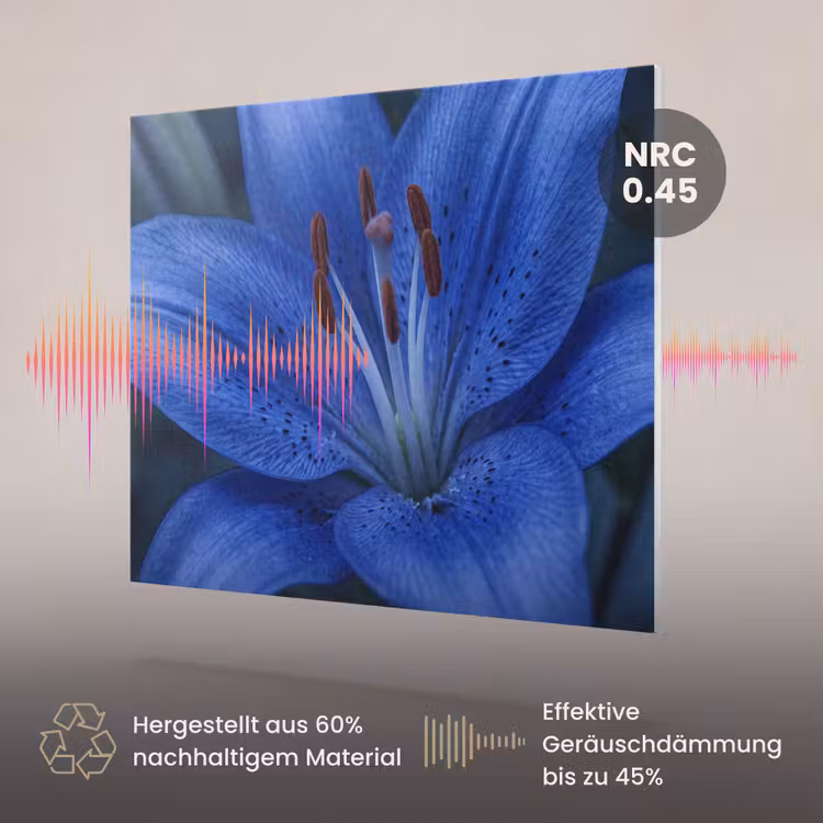 Akustikbild - Blaue Blume – Natur — 3