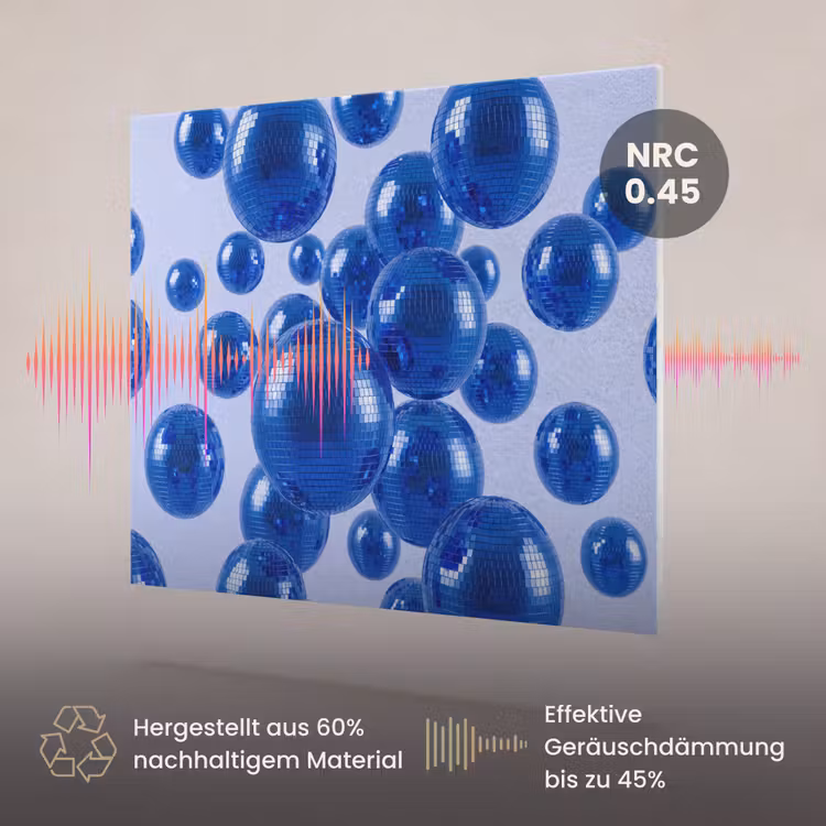Akustikbild - Blaue Discokugel — 3