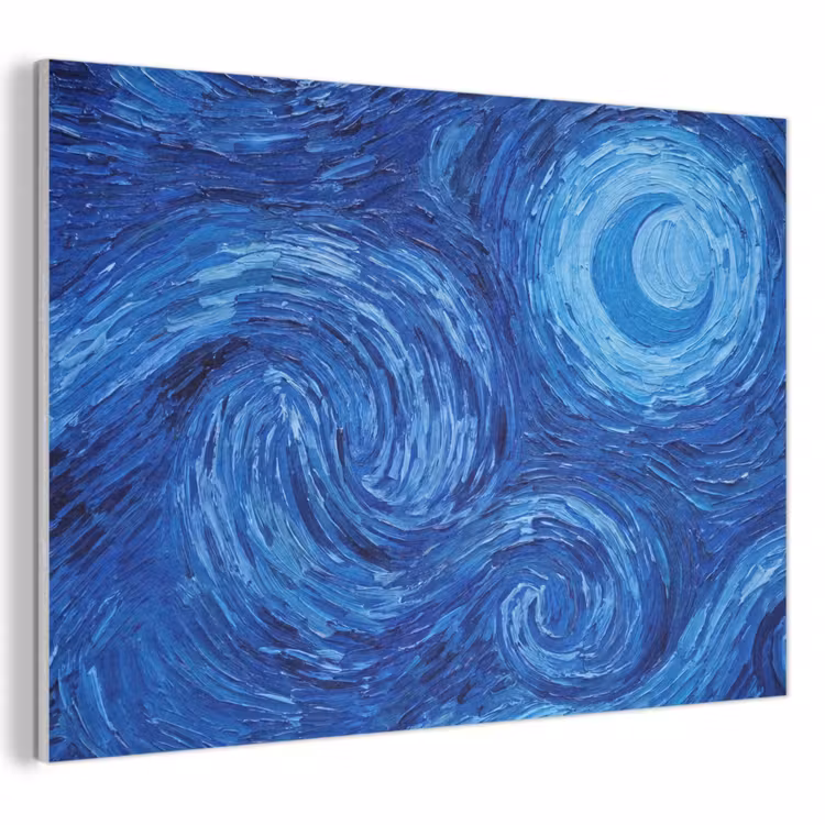 Akustikbild - Wirbel – Blau – Modern — 1