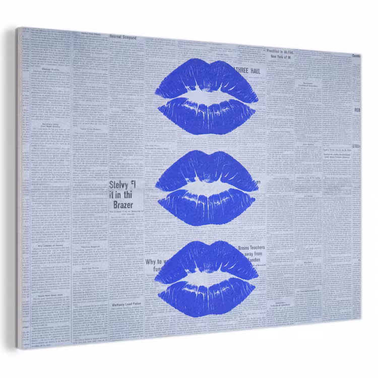 Akustikbild - Zeitung „Blaue Lippen“ — 1