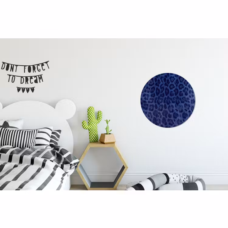 Alu-Dibond-Bild Rund - Muster – Blau – Abstrakt — 4
