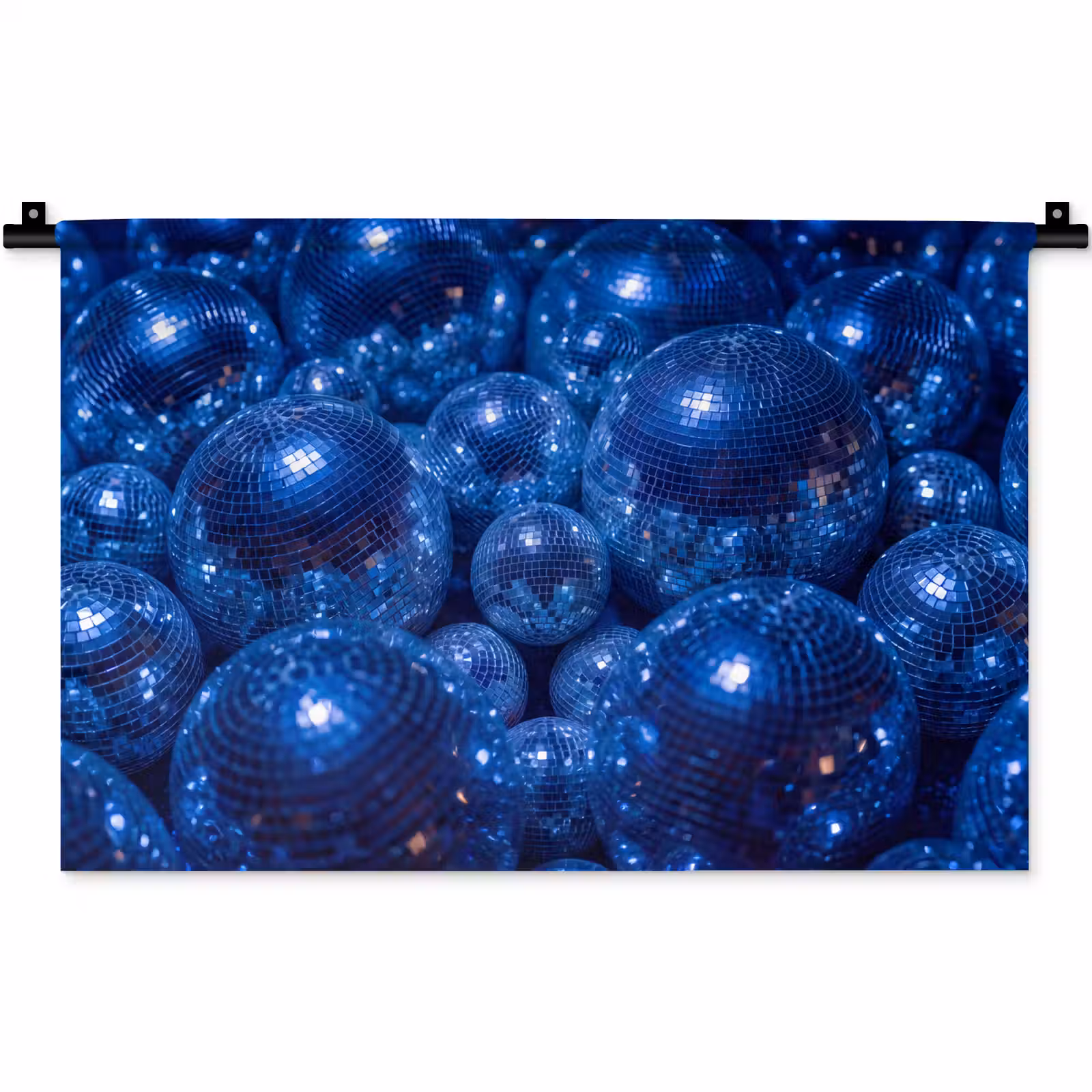 Wandteppich - Discobal – Party – Blau — 1