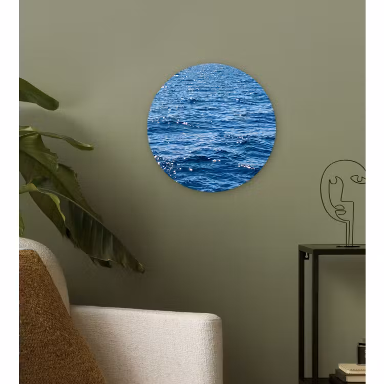 Glasbild Rund - Wasser – Oberfläche – Natur — 3