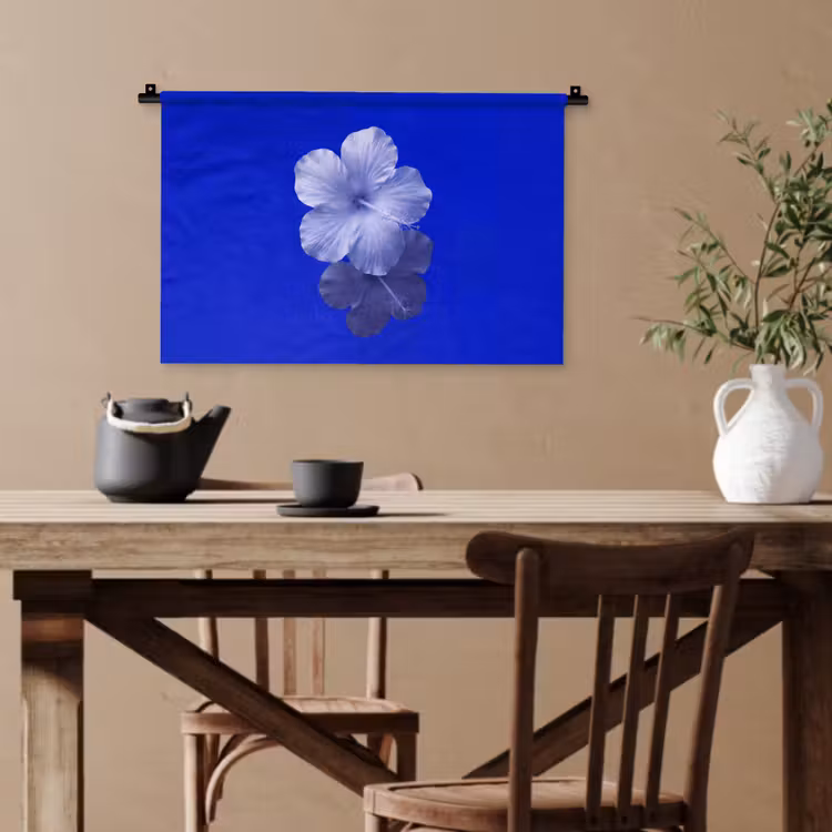 Wandteppich - Blumen – Blau – Natur — 3