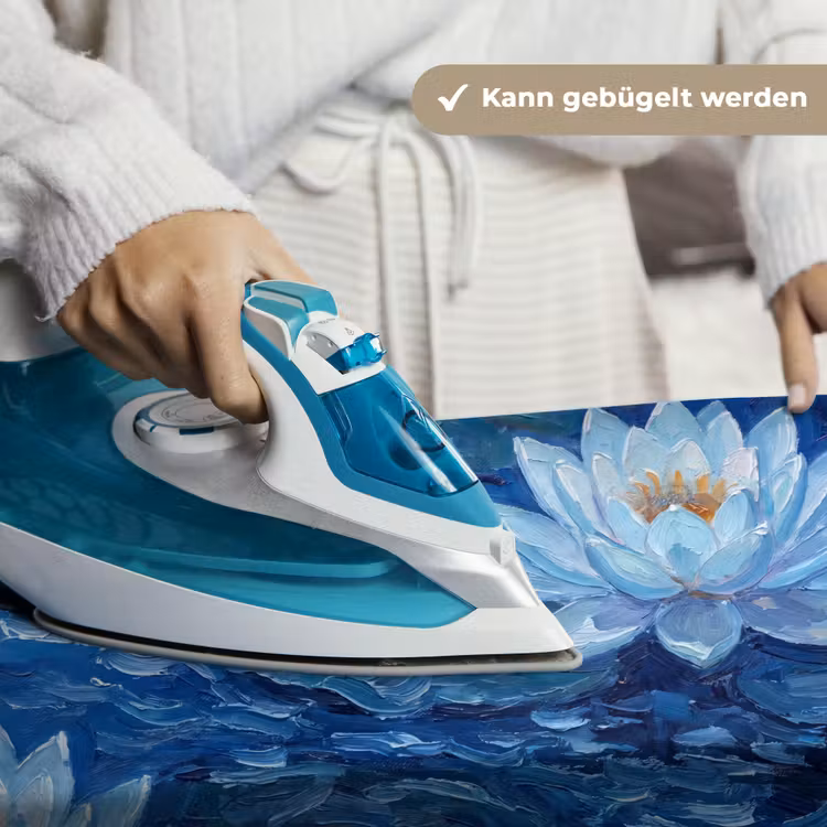 Wandteppich - Blumen – Wasser – Blau — 10