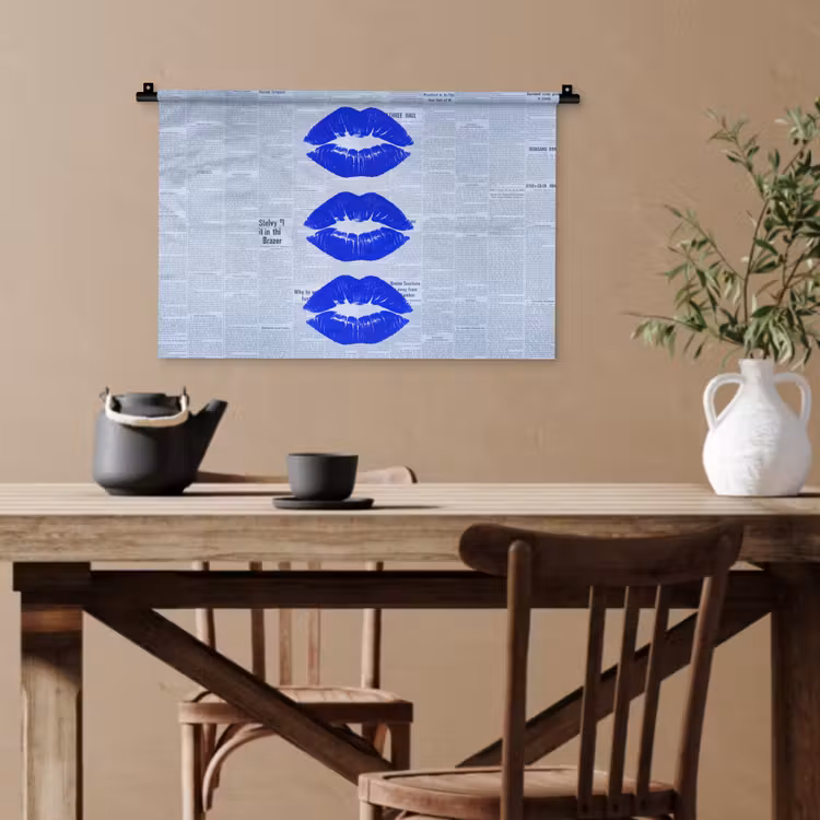 Wandteppich - Zeitung „Blaue Lippen“ — 3