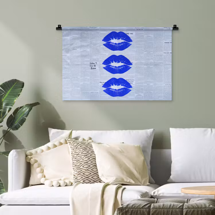 Wandteppich - Zeitung „Blaue Lippen“ — 4