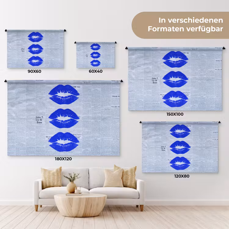 Wandteppich - Zeitung „Blaue Lippen“ — 8