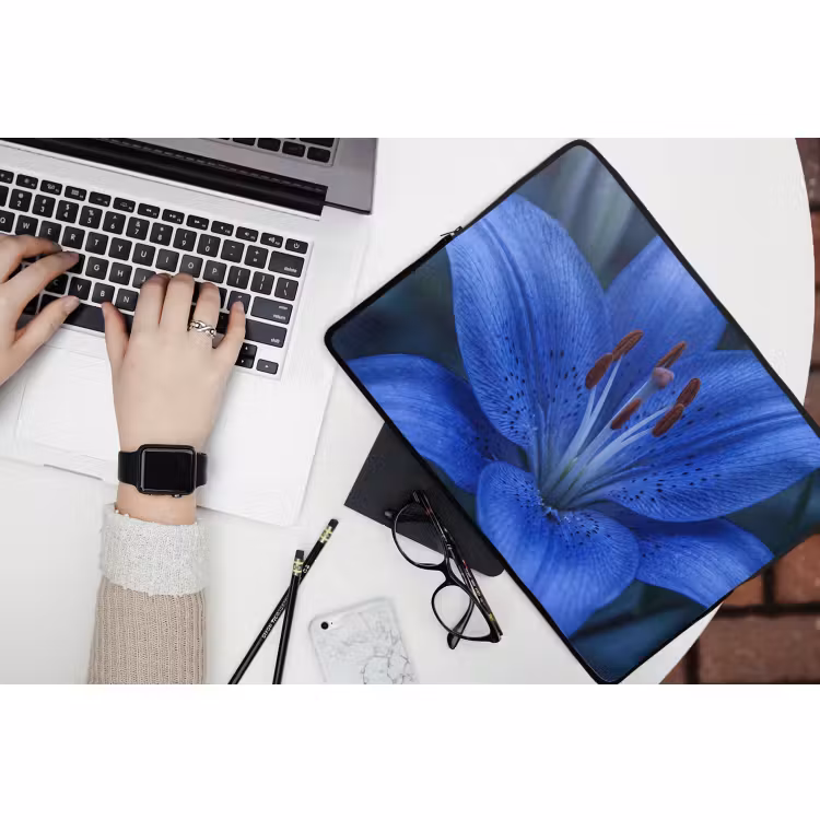Laptop hülle - Blaue Blume – Natur — 3