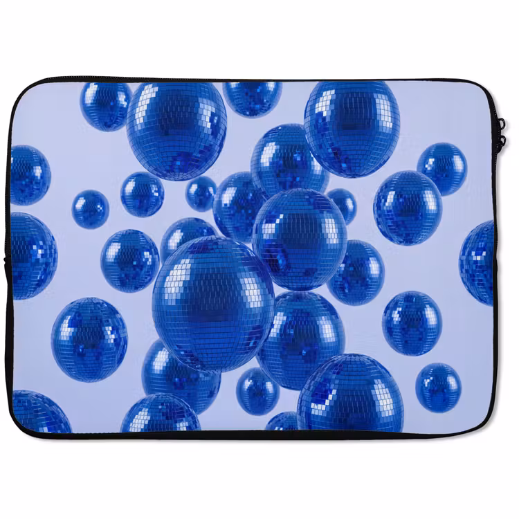 Laptop hülle - Blaue Discokugel — 1