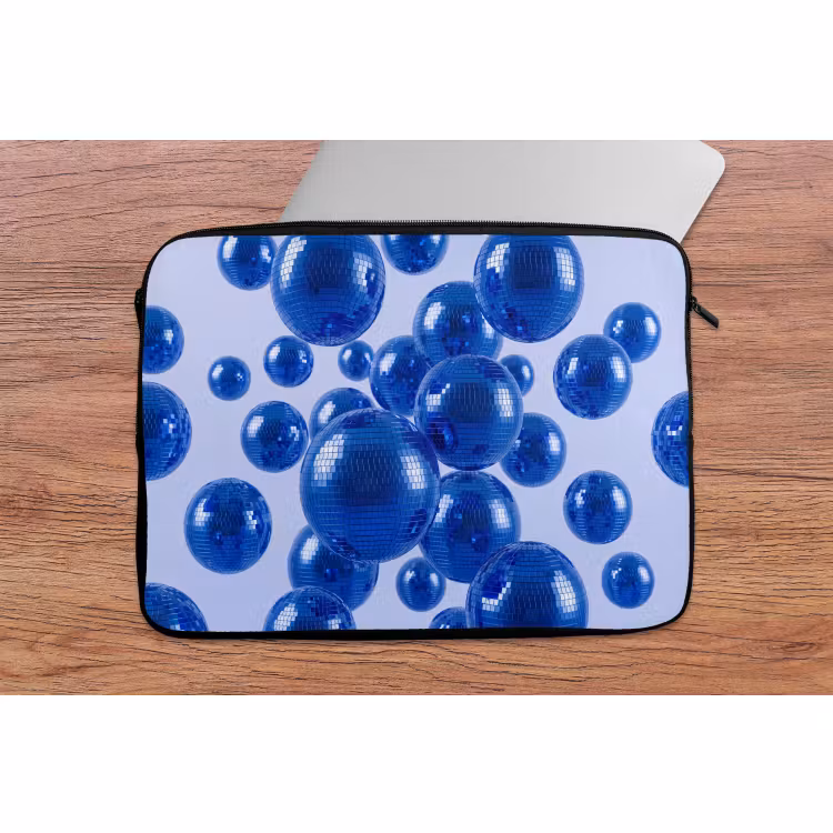 Laptop hülle - Blaue Discokugel — 2