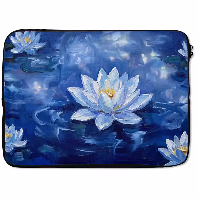 Laptop hülle - Blaue Seerose – Wasser — 1