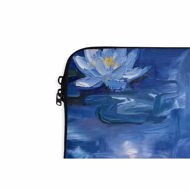 Laptop hülle - Blaue Seerose – Wasser — 5