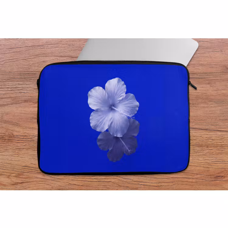 Laptop hülle - Blumen – Blau – Natur — 2