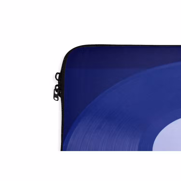 Laptop hülle - Plattenspieler – Vinyl – Blau — 5