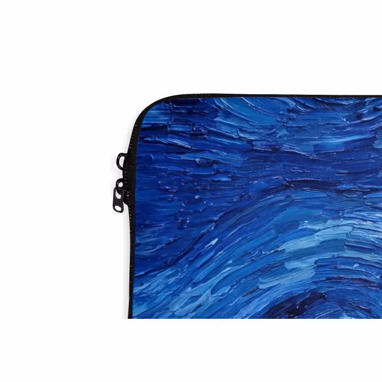 Laptop hülle - Wirbel – Blau – Modern — 5