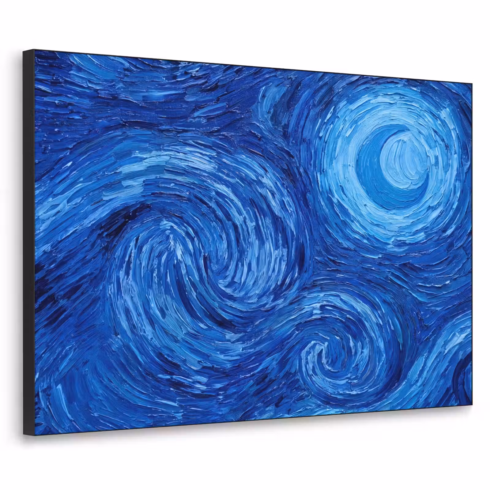 Art Frame - Wirbel – Blau – Modern — 1