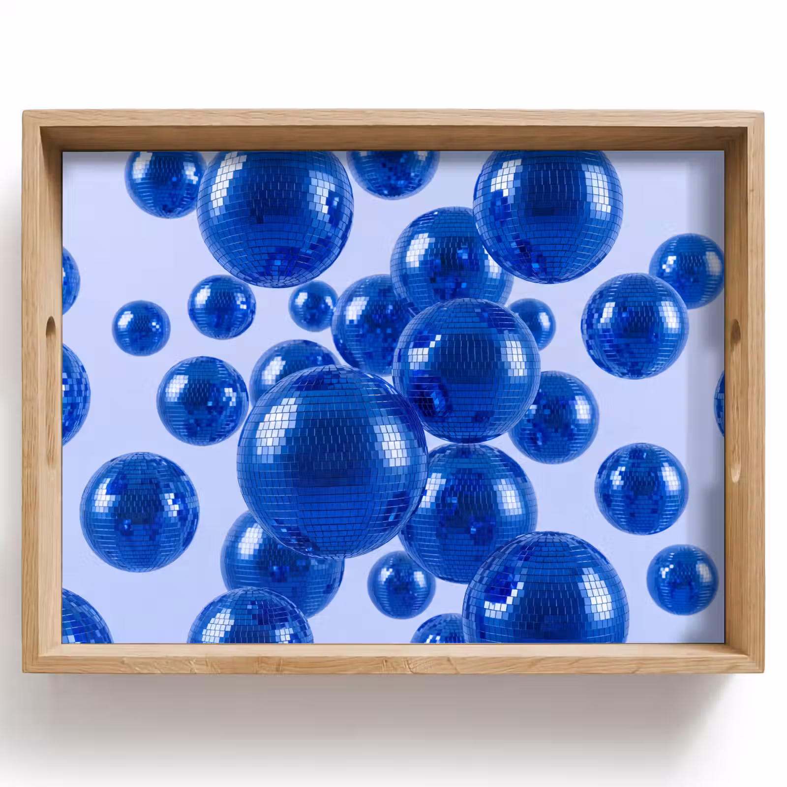 Tablett - Blaue Discokugel — 1