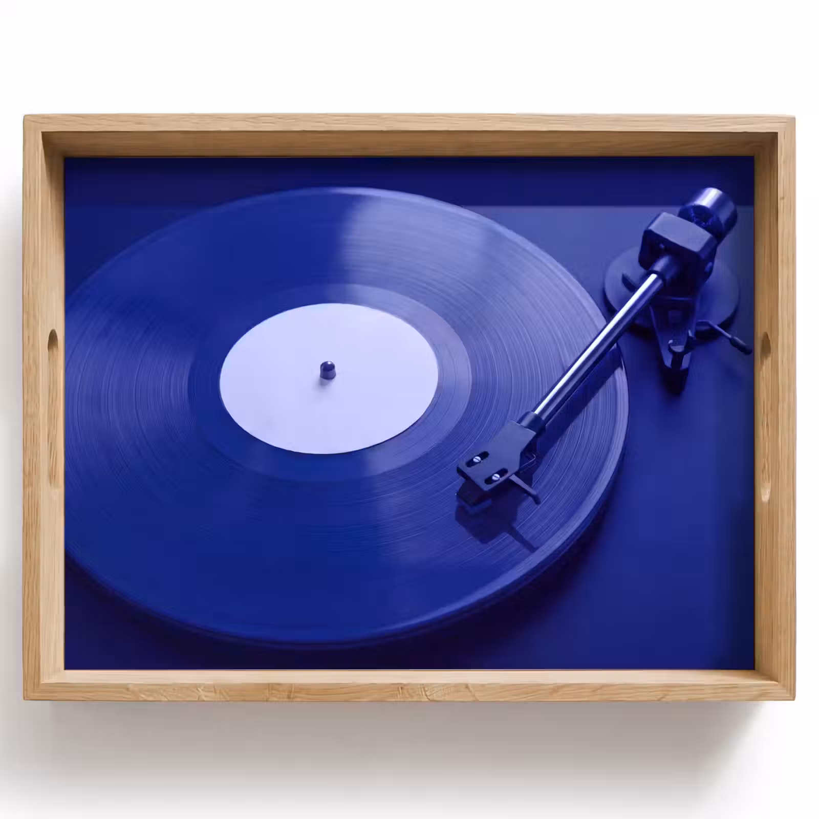 Tablett - Plattenspieler – Vinyl – Blau — 1