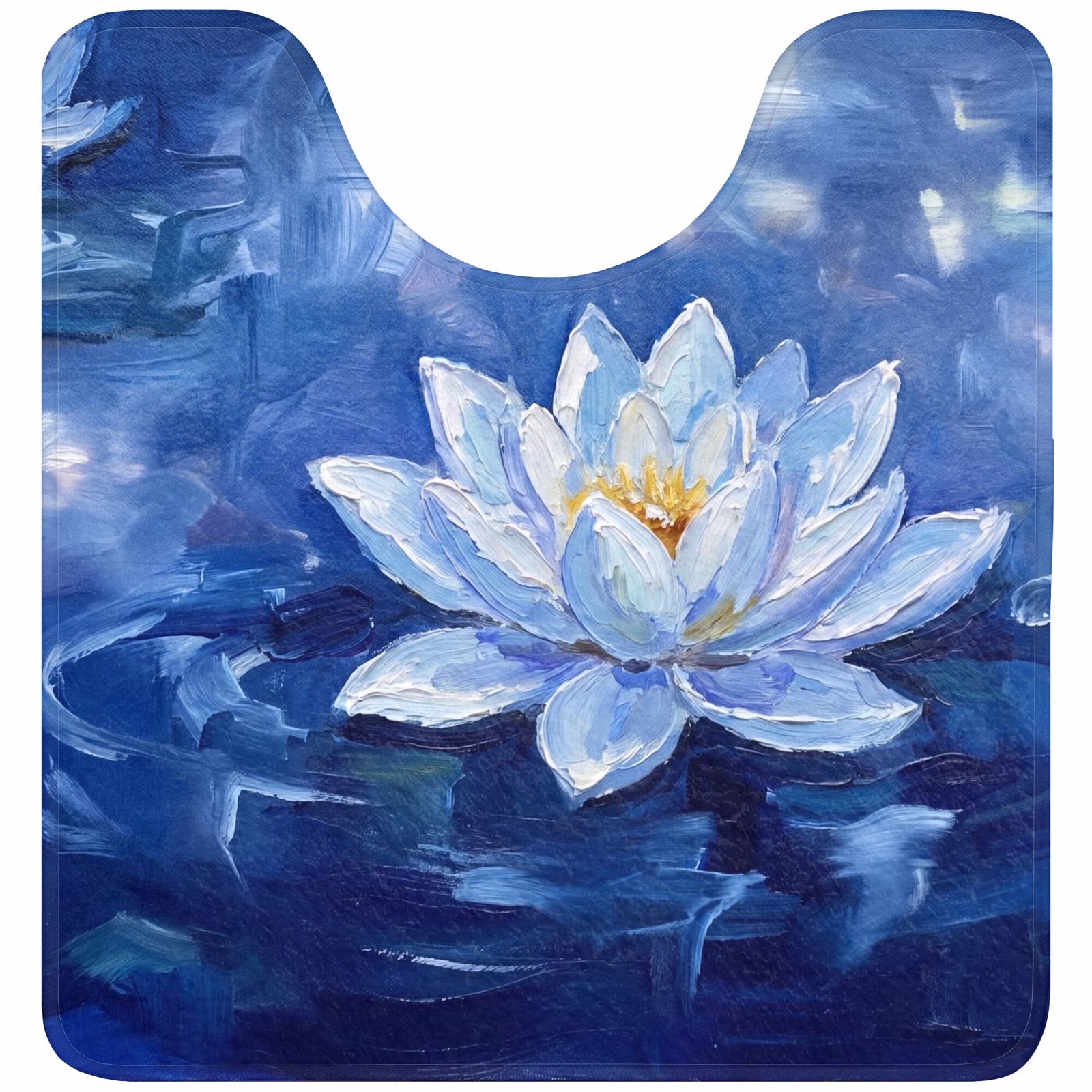 WC Vorleger - Blaue Seerose – Wasser — 1