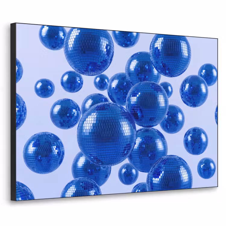 Art Frame - Blaue Discokugel — 1