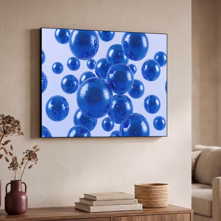 Art Frame - Blaue Discokugel — 3