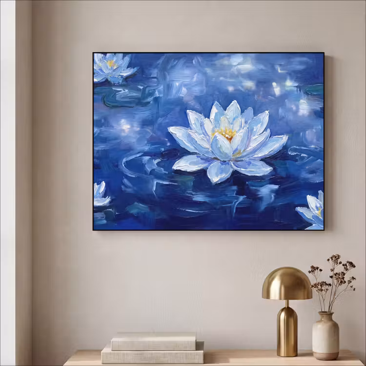 Art Frame - Blaue Seerose – Wasser — 4