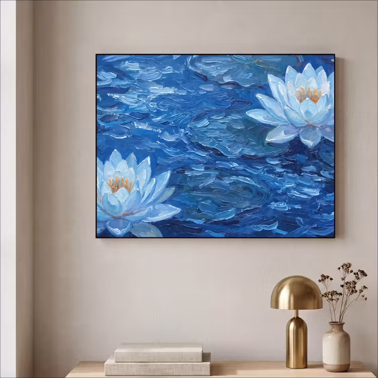 Art Frame - Blumen – Wasser – Blau — 4