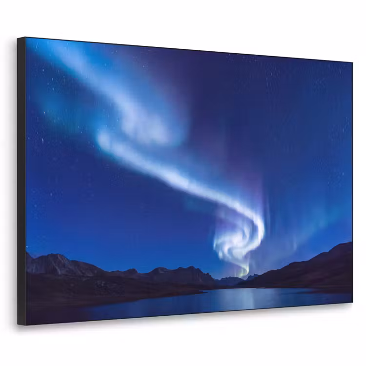 Art Frame - Nordlicht – Berge – Natur — 1