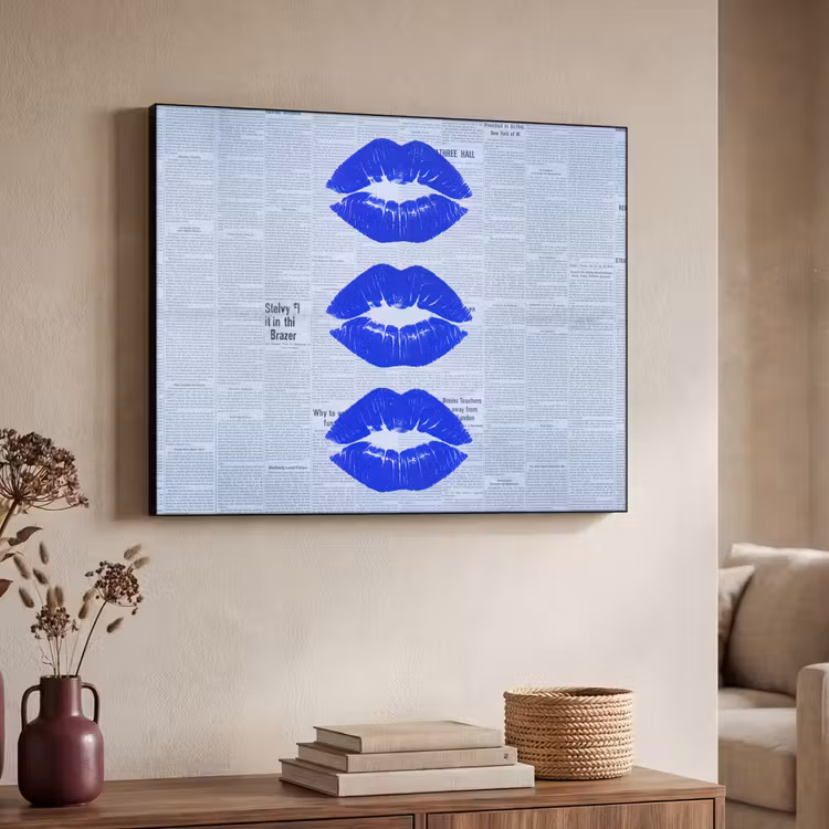 Art Frame - Zeitung „Blaue Lippen“ — 3