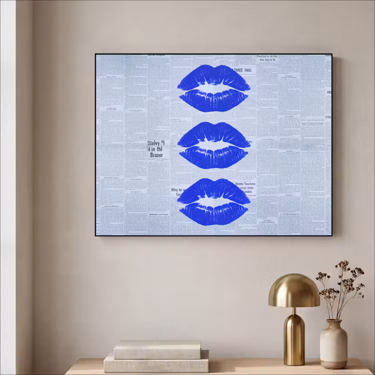 Art Frame - Zeitung „Blaue Lippen“ — 4