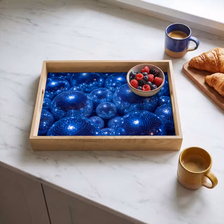 Tablett - Discobal – Party – Blau — 4