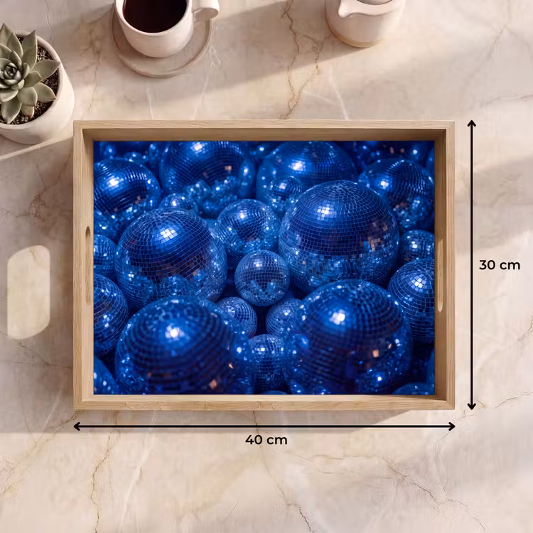 Tablett - Discobal – Party – Blau — 9