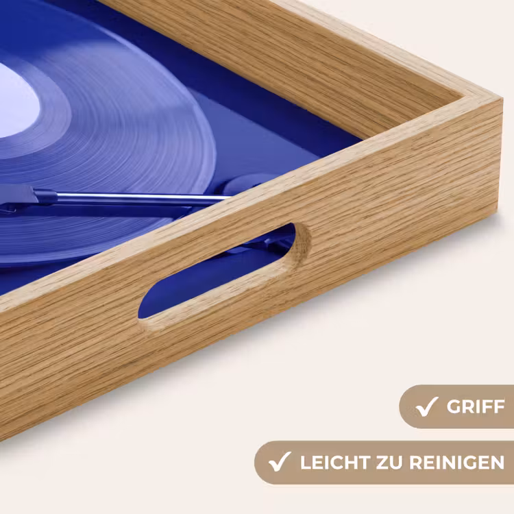 Tablett - Plattenspieler – Vinyl – Blau — 5