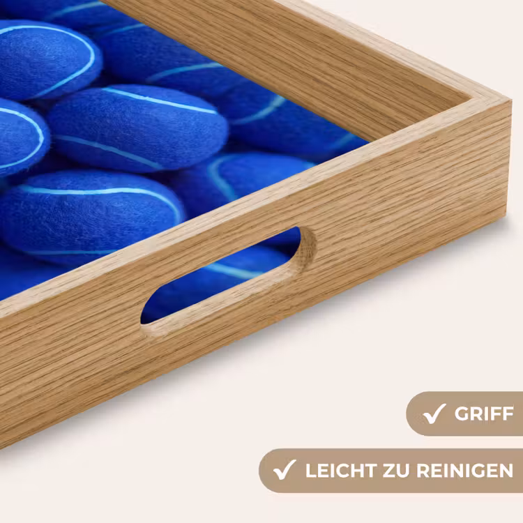 Tablett - Tennisball – Blau – Sport — 5