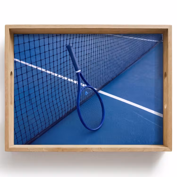 Tablett - Tennisschläger – Blau – Sport — 1