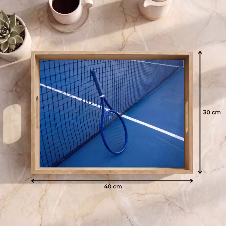 Tablett - Tennisschläger – Blau – Sport — 9