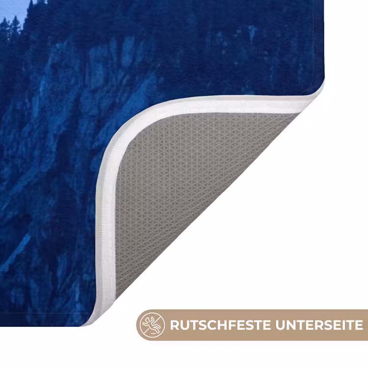 WC Vorleger - Berge – Schnee – Blau — 3