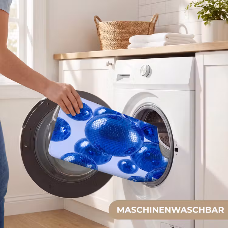 WC Vorleger - Blaue Discokugel — 7