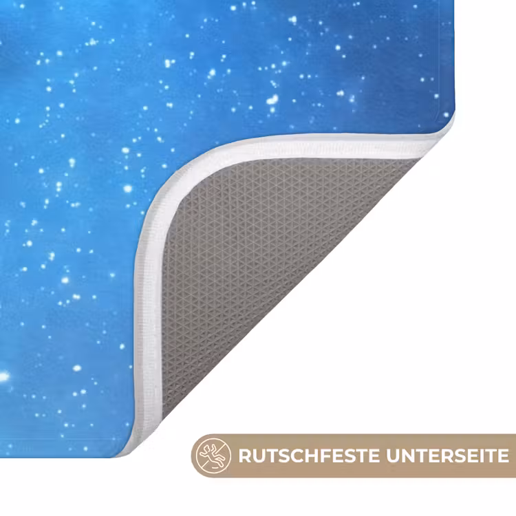 WC Vorleger - Sternenhimmel – Nebel – Blau — 3