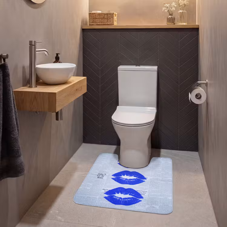 WC Vorleger - Zeitung „Blaue Lippen“ — 2