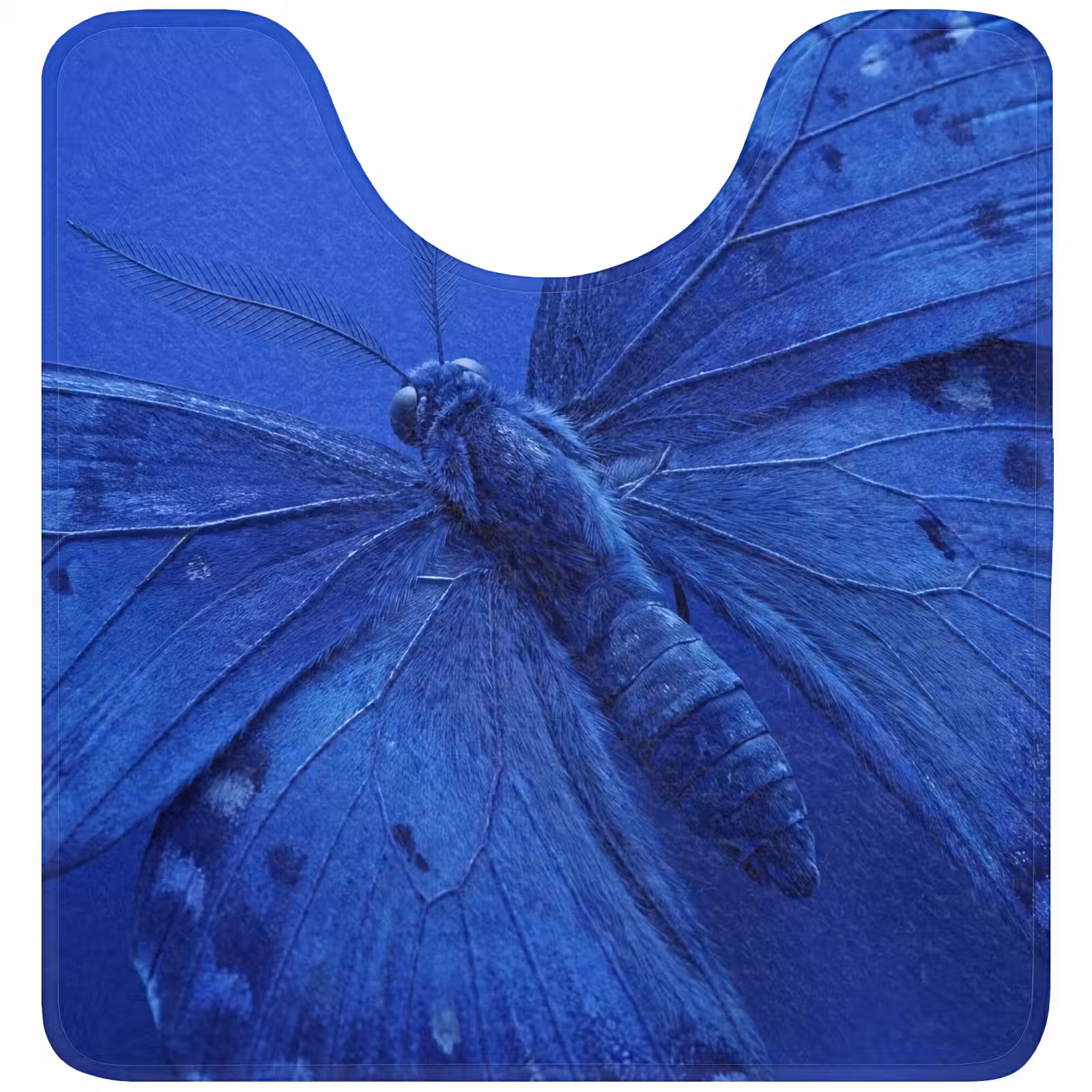 WC Vorleger - Blauer Schmetterling – Insekt — 1