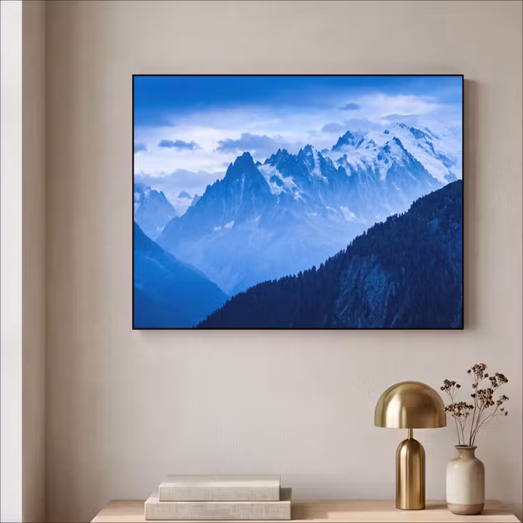 Art Frame - Berge – Schnee – Blau — 4