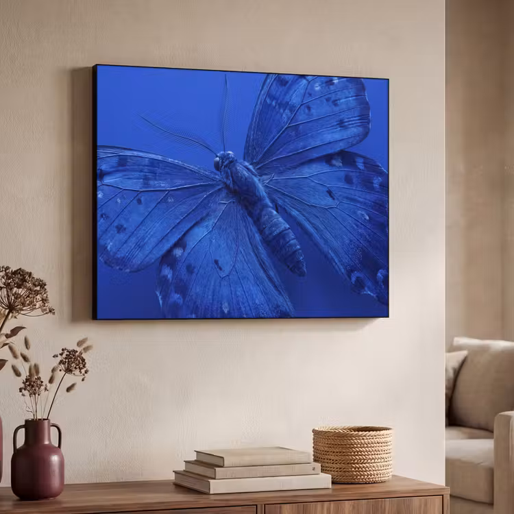 Art Frame - Blauer Schmetterling – Insekt — 3
