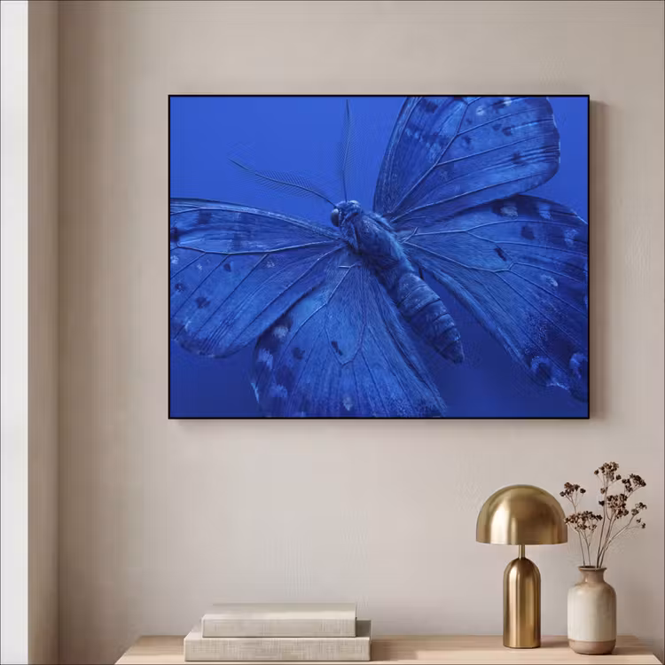 Art Frame - Blauer Schmetterling – Insekt — 4
