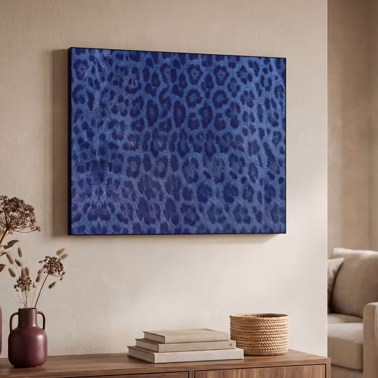 Art Frame - Muster – Blau – Abstrakt — 3