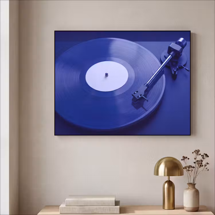 Art Frame - Plattenspieler – Vinyl – Blau — 4