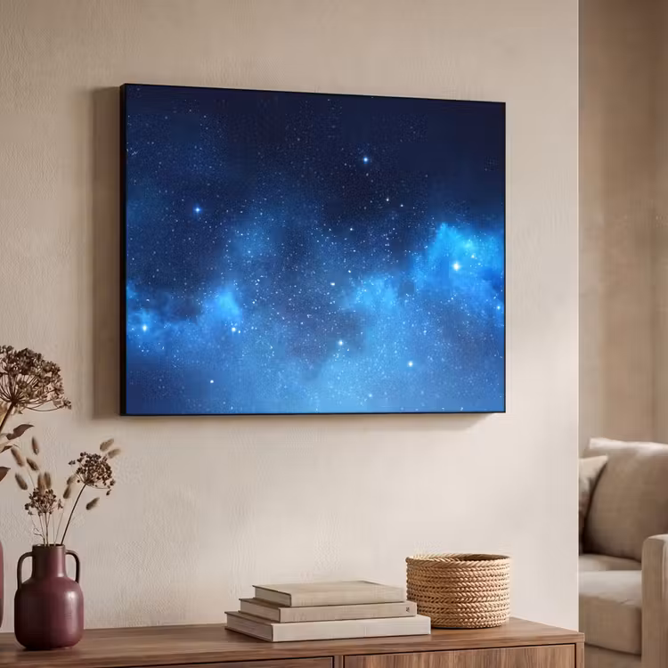 Art Frame - Sternenhimmel – Nebel – Blau — 3
